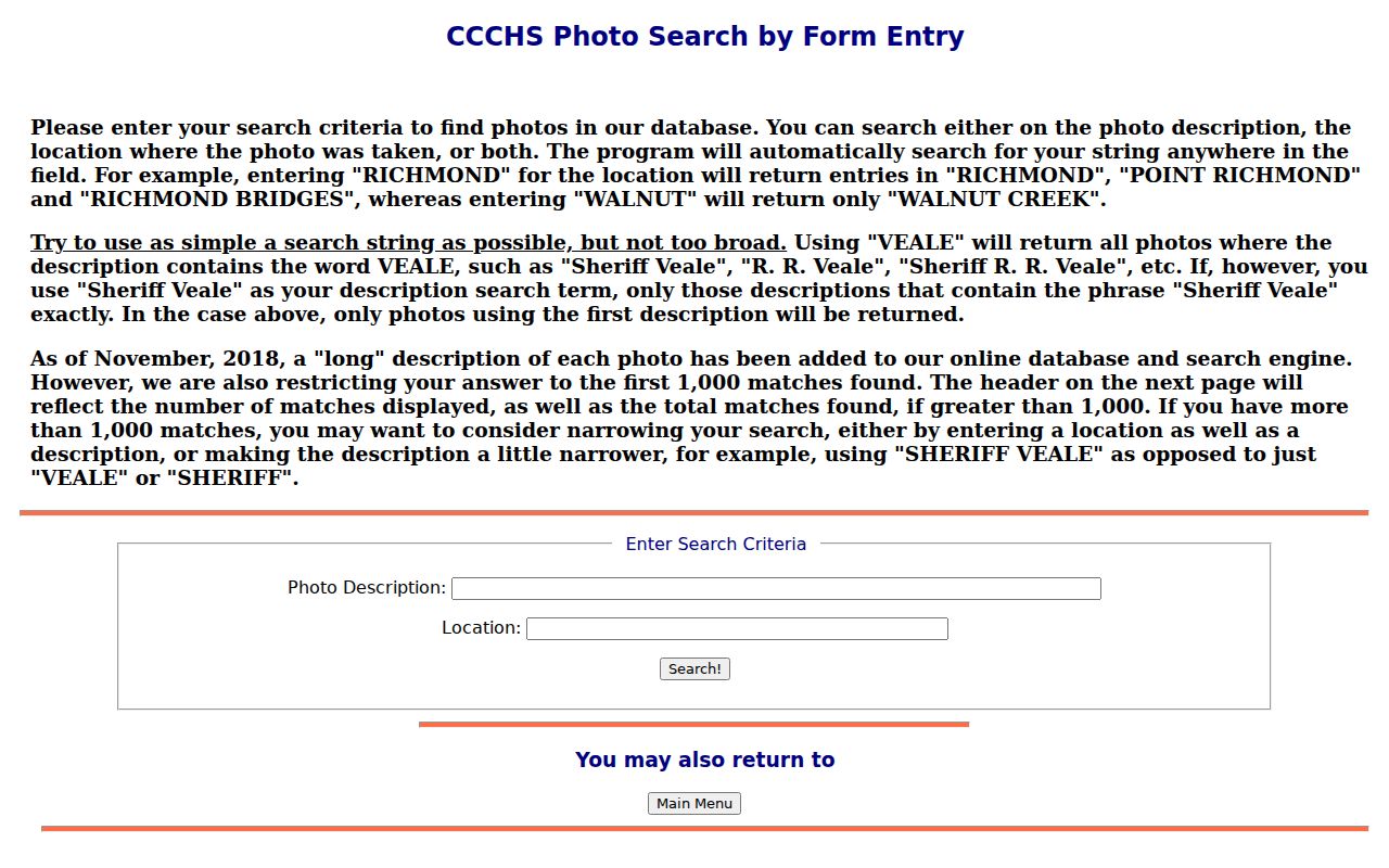 Walnut Creek city directory historical photo search