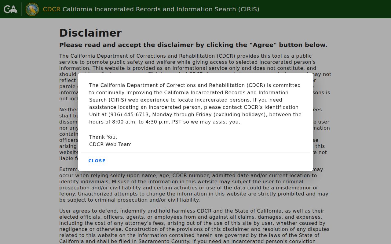 Walnut Creek neighbors and CDCR state population search